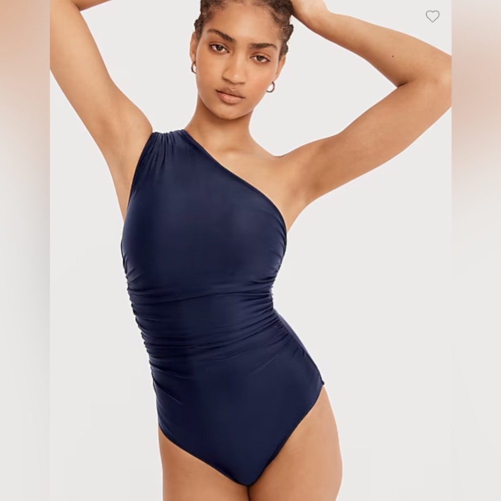 NWT J. Crew Long Torso Navy One Piece 2